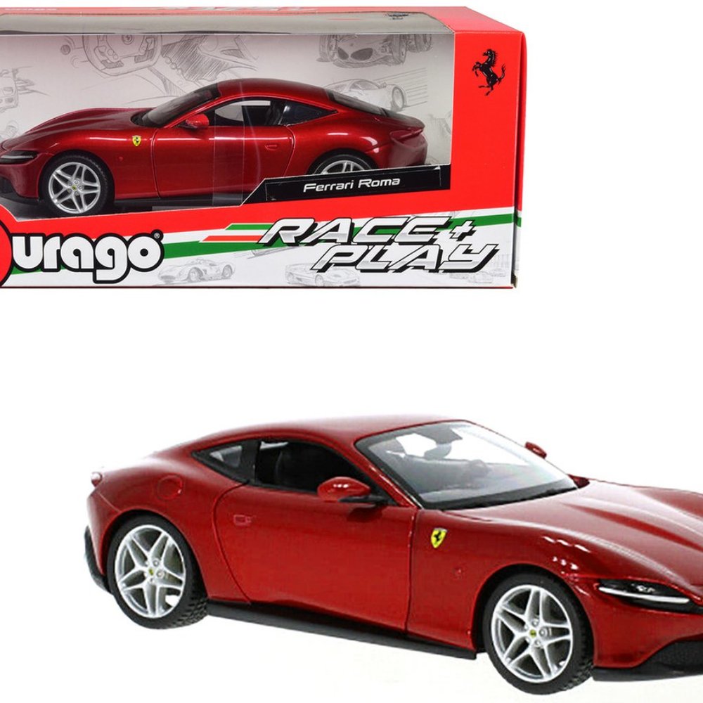 NIB Ferrari Roma Red Metallic Series 1/24 Diecast Model